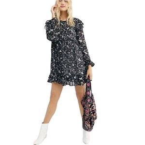 Free People These Dreams Dress in Black Size XS NWOT